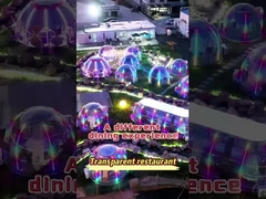 Full House Outdoor Prefabbricato Domma Casa Camera Policarbonato Domma di bolla Casa