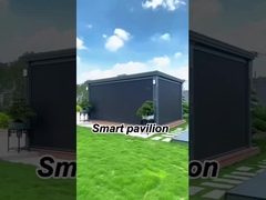 Patio Flipping Louver Padiglione Giardino Villa di lusso Tollo Leggio di alluminio Padiglione ombrello