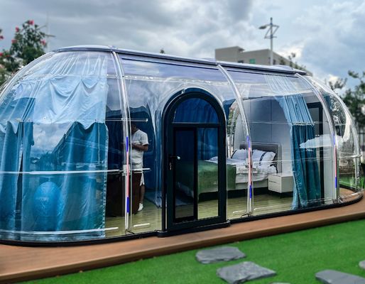 comprare Tenda a doppia cupola in vendita a caldo Tenda a cupola a bolla trasparente online manufacture