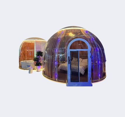 comprare Hotel di lusso di alta qualità con camera a bolla trasparente Domella di policarbonato Domella Casa per campeggio in famiglia online manufacture