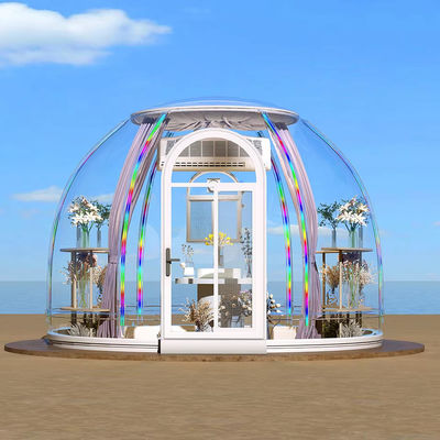 comprare Prefabbricato Luxury Hotel Resort Tenda a Cupola trasparente Tenda a Cupola Rotonda Planetario online manufacture