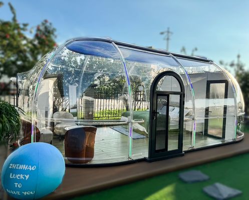 comprare 5.7m2 Double Star Dining Bubble Tent 3M Camping Trasparente Chiara Bubble Tent online manufacture