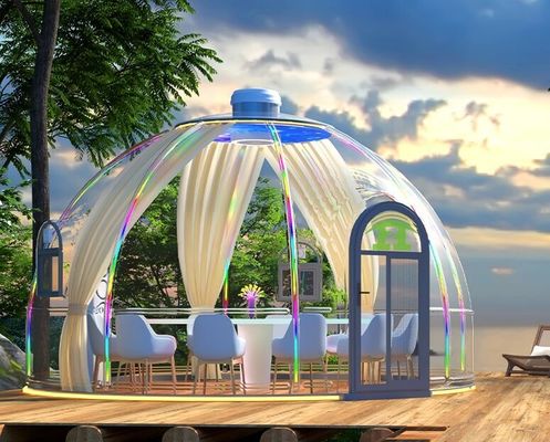 comprare Moderne case verdi modulari prefabbricate a prova di uragano PC Dome Tent per Resort Villa Capsule Dome Design online manufacture