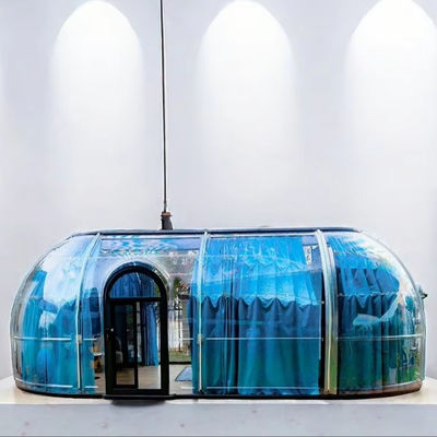 comprare 18 - 20 Persone Case prefabbricate Ovale resistente al vento Casa a cupola extra grande giardino online manufacture