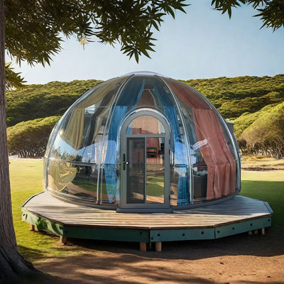 comprare Resistente ai raggi UV Trasparente PC Bubble House Impermeabile Geodesica Tenda a cupola per glamping all'aperto Usata per il divertimento online manufacture