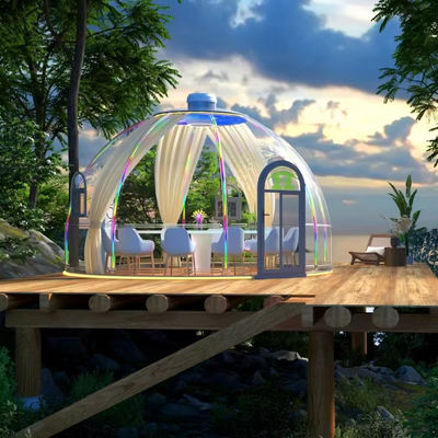 comprare Hot Selling Hotel Tenda a cupola in policarbonato modulare Prefabbricato PC Camera a bolle Casa a cupola per resort online manufacture