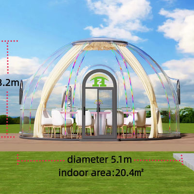 comprare Fashion Design Bubble Dome House Event Party Tent Pc Dome Hotel Polycarbonate Dome Tent online manufacture