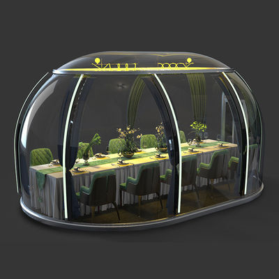 comprare Campeggio all'aria aperta Famiglia in famiglia Struttura in acciaio Tenda sferica Casa con camera a bolla trasparente E camera a cupola online manufacture