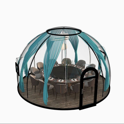 comprare 18-20 Persone Casa prefabbricata a cupola trasparente resistente al vento per hotel e PC online manufacture