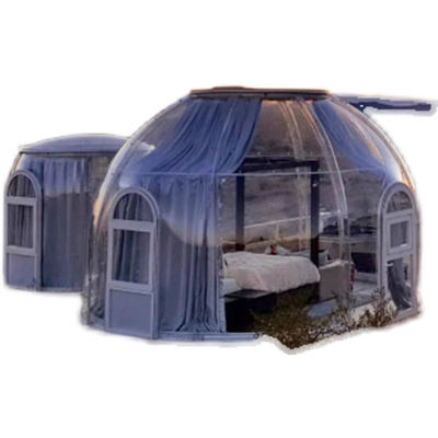 comprare Stile di design contemporaneo Hotel all'aperto Camping Scenic Glass Room Spherical Tent Bubble House Homestay online manufacture