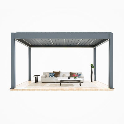 comprare Intelligente vetrina esterna in lega di alluminio vetrina elettrica gazebo cortile giardino cortile casa padiglione camera solare esterna online manufacture