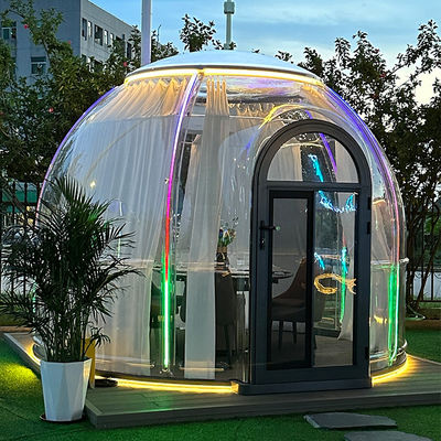 9.6M2 Dining Bubble Tent Polycarbonate Aluminum Garden Room Casa prefabbricata