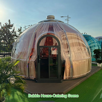 Dome Guesthouse Ristorante Bubble Tent Privacy Curtains Bar Caffè Modulare Tiny House Bubble