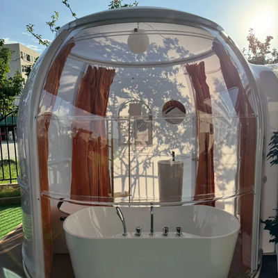 Casa di bolla di policarbonato trasparente tenda di cupola di bolla camera PC per hotel