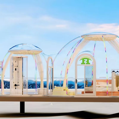 4 Stagione Prefabbricato PC Hotel Casa Casa Tenda Glamping Resort Tende Dome Casa Con Bagno