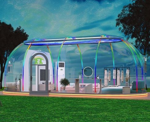 Casa di bolle PC trasparente per esterni impermeabile Domella di bolla Casa da stanza Capsula stellare