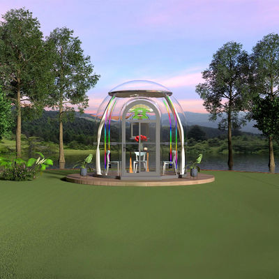 Hot Selling Hotel di design moderno Prefabbricato PC Casa a bolla Nuova tenda a cupola modulare per eventi all'aria aperta