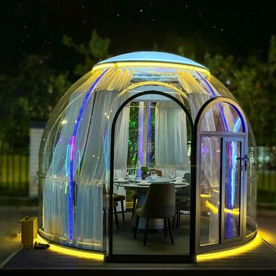 Hot-Selling Design di moda PC Casa di bolla per hotel tenda di cupola modulare casa prefabbricata cupola