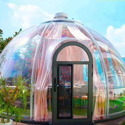 Nuovo Hot Selling Ristorante Casa trasparente PC Prefabbricato Glamping Bubble Dome Case Tenda