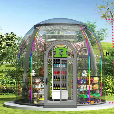 Popolare vendita all'aperto impermeabile Campeggio Casa Bubble Dome Hotel Tenda modulare con bagno