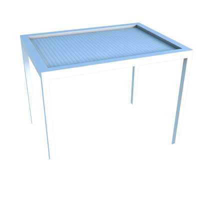 Modern Courtyard Intelligent Electric Louver Pavilion Villa all'aperto Sala solare Automatica Flipping Gazebo cinese
