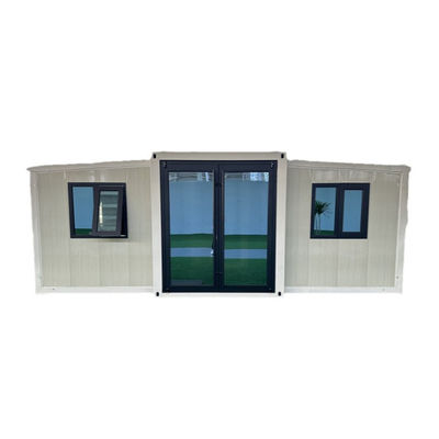 Container House Double Wing Expansion Box 20 40 piedi Casa mobile personalizzabile con cucina pieghevole e bagno
