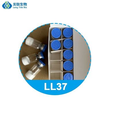 Peptidi di alta purezza Ll37 5 mg 10 mg Vial Peptide grezzo Ll37 Peptidi liofilizzati Adatti per adulti